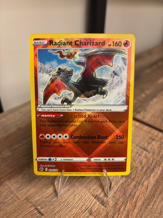 Radiant Charizard Crown Zenith Radiant Rare 020/159
