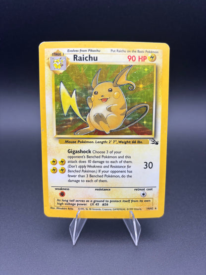 Raichu Fossil Holo Rare 14