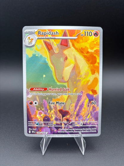 Rapidash Destined Rivals Illustration Rare 189/182