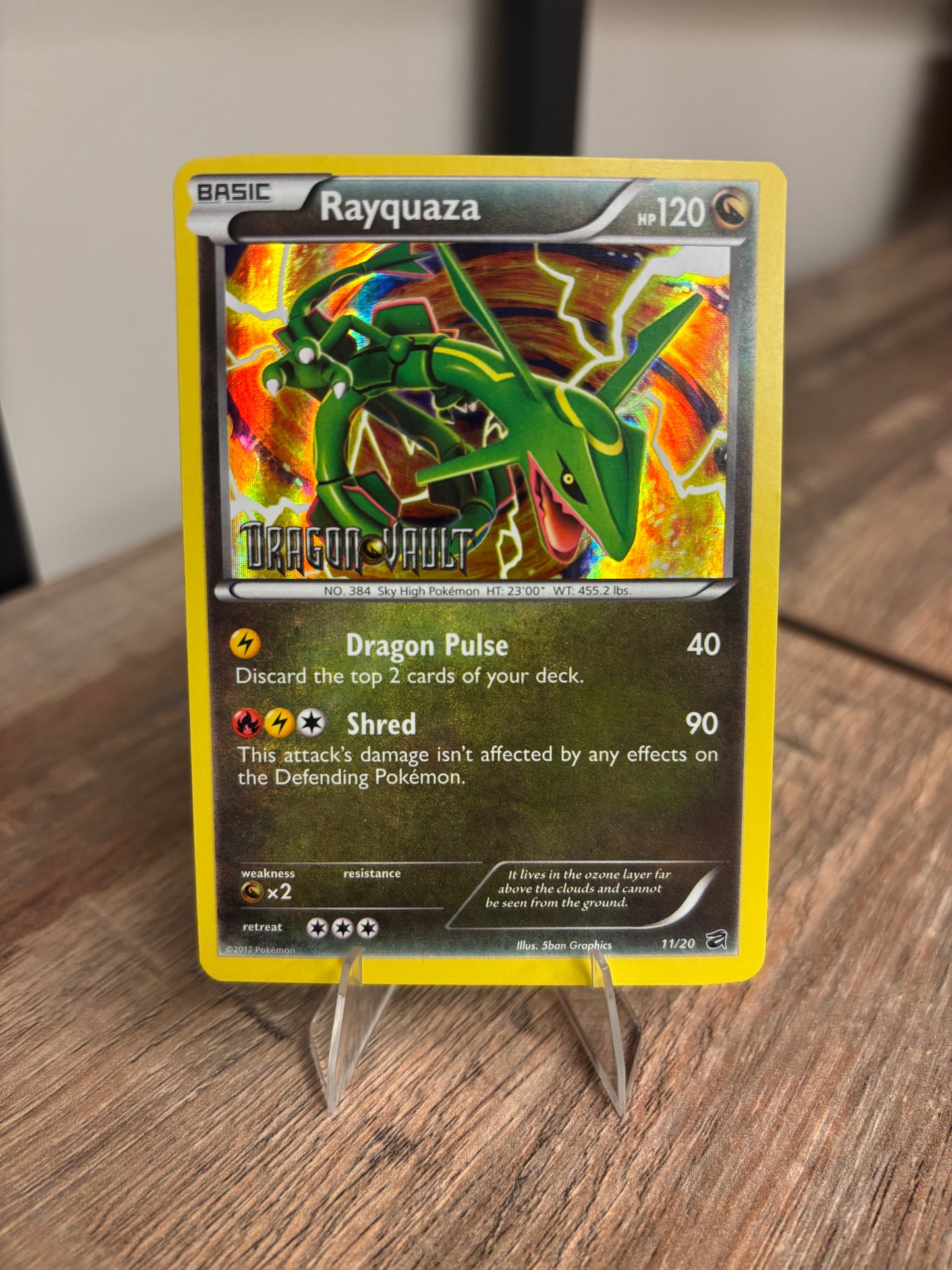 Rayquaza (Dragon Vault) Blister Exclusives Promo 11 (Stamped)
