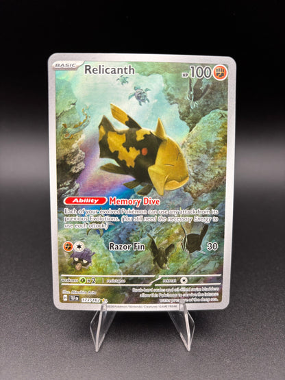 Relicanth Temporal Forces Illustration Rare 173/162