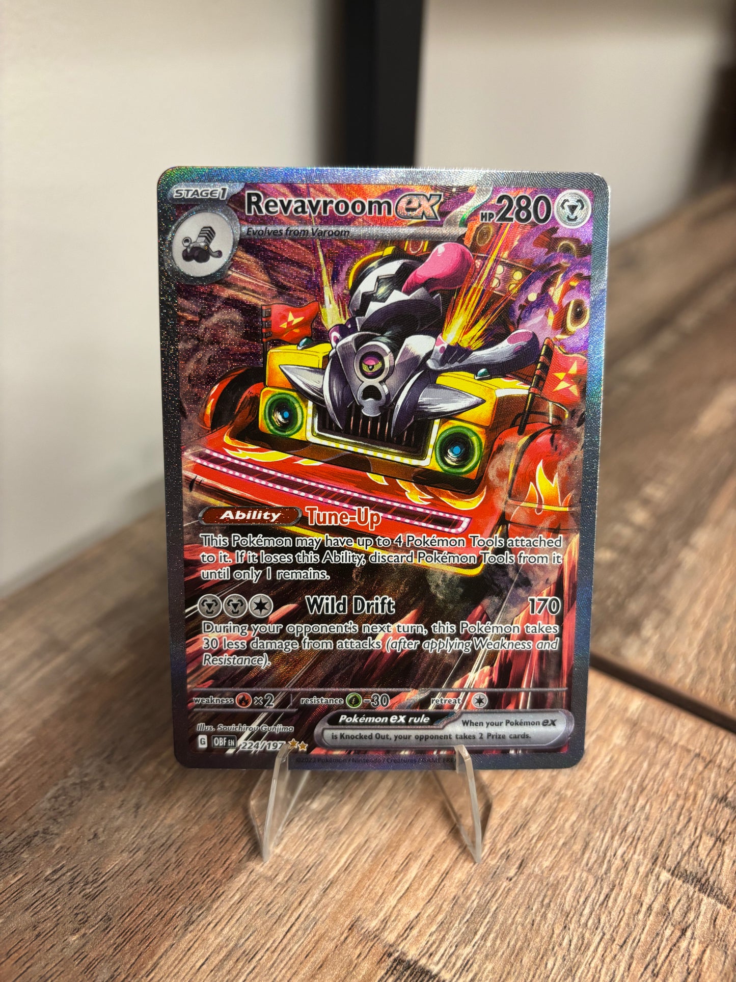 Revavroom ex Obsidian Flames Special Illustration Rare 224/197