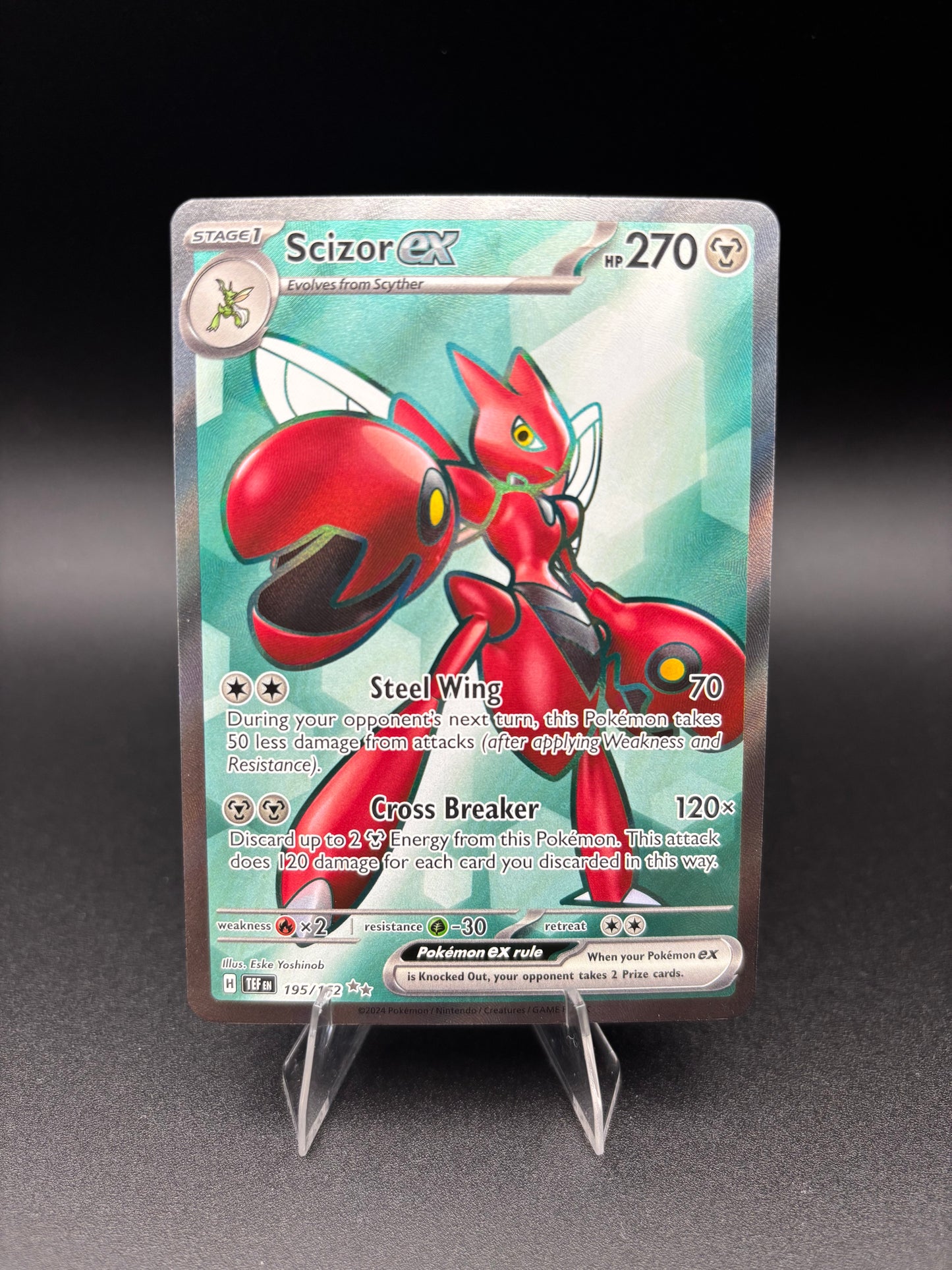 Scizor ex Temporal Forces Ultra Rare 195/162