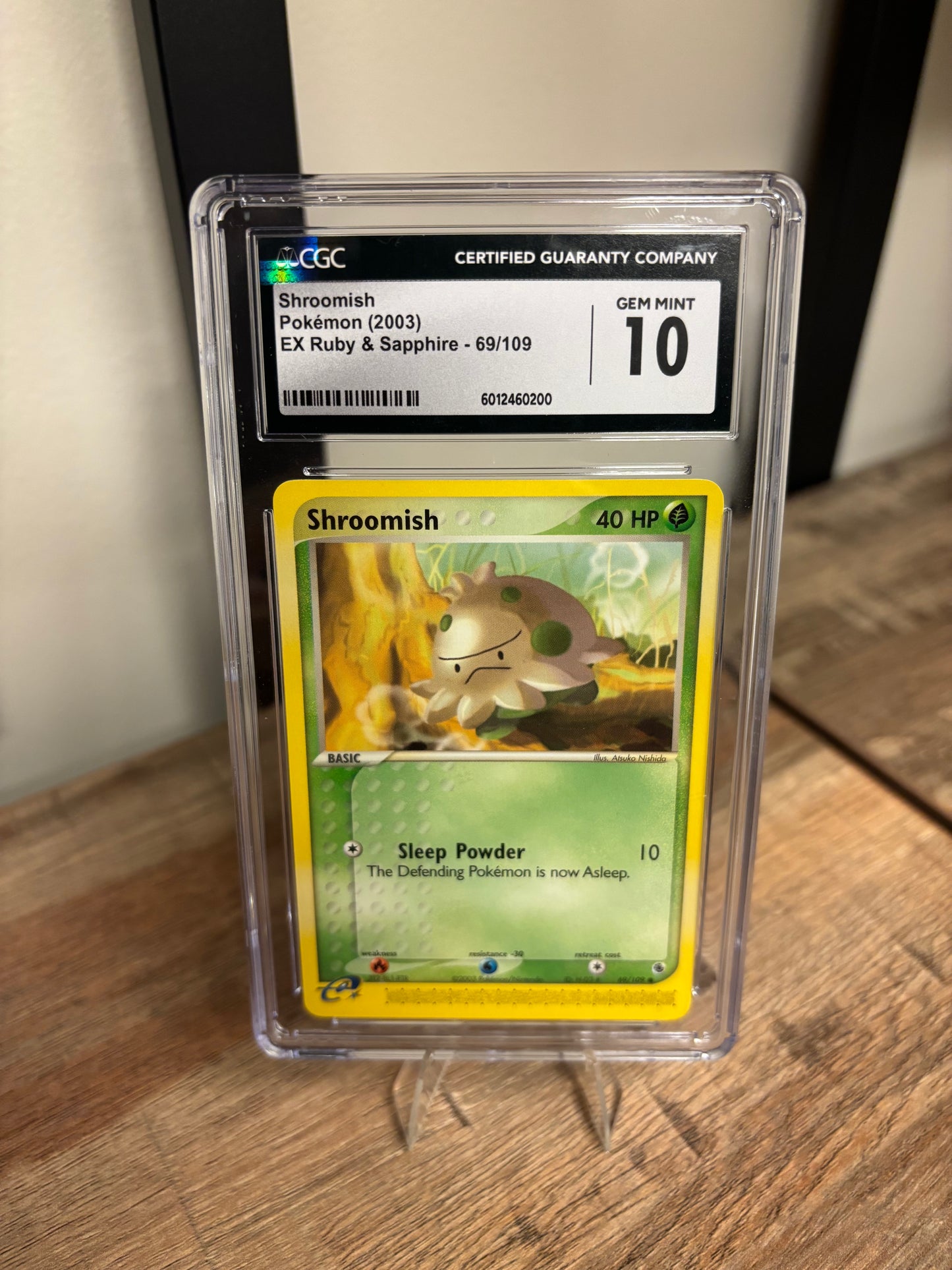 Shroomish EX Ruby & Sapphire 69 CGC Gem Mint 10