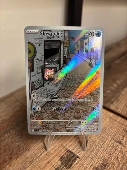 Slowpoke Scarlet & Violet Base Set Illustration Rare 204/198