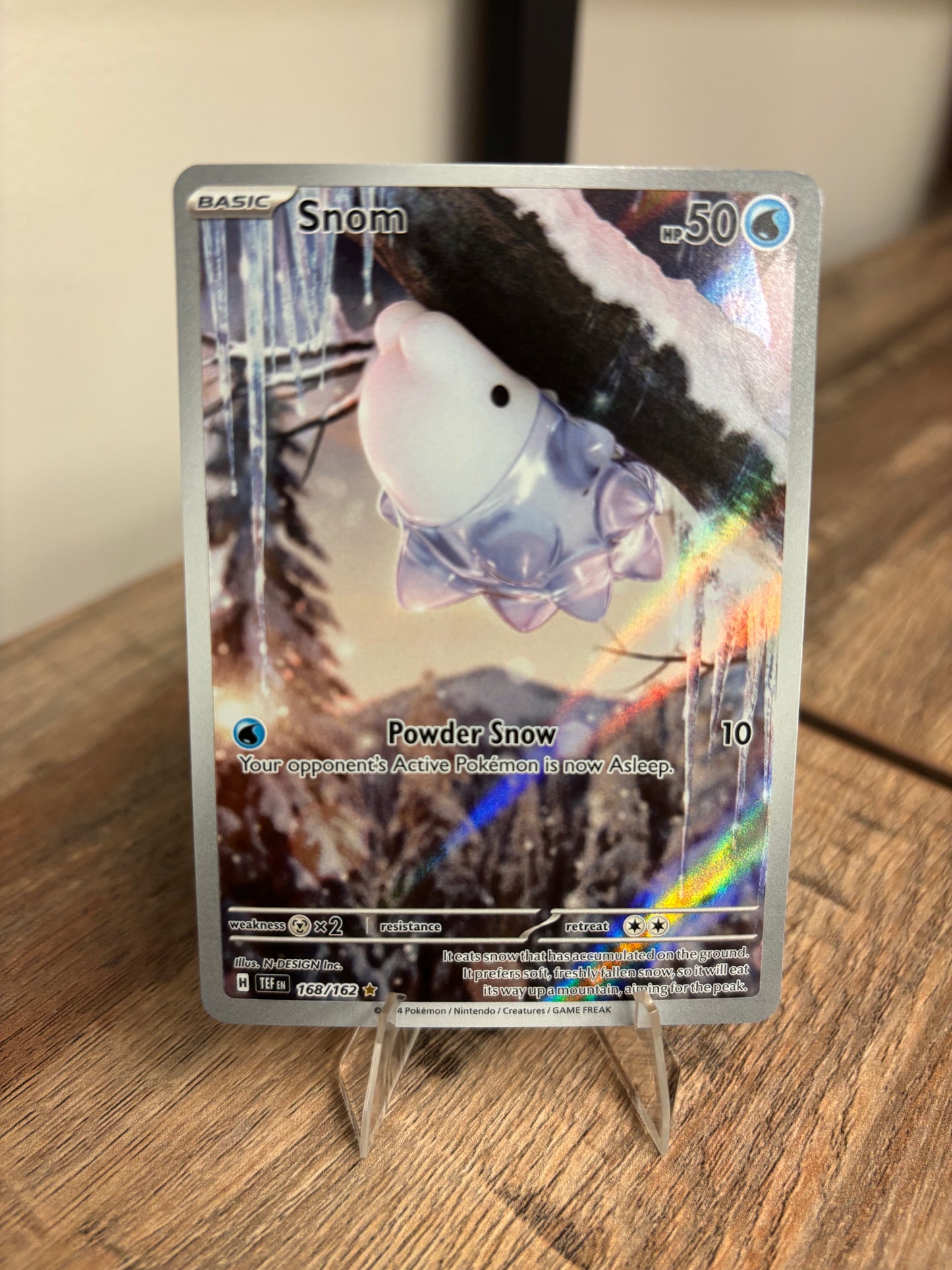 Snom Temporal Forces Illustration Rare 168/162