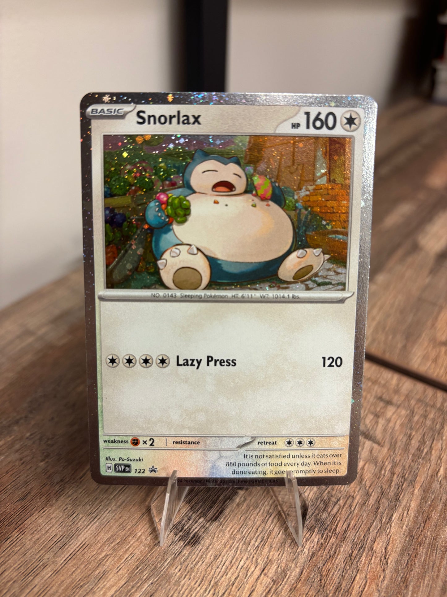 Snorlax Scarlet & Violet Black Star Promo 122