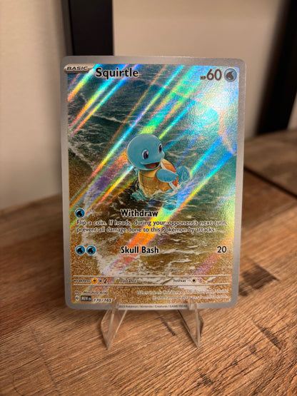 Squirtle Scarlet & Violet 151 Illustration Rare 170/165