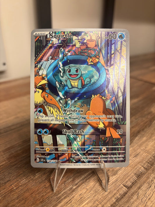 Squirtle Stellar Crown Illustration Rare 148/142