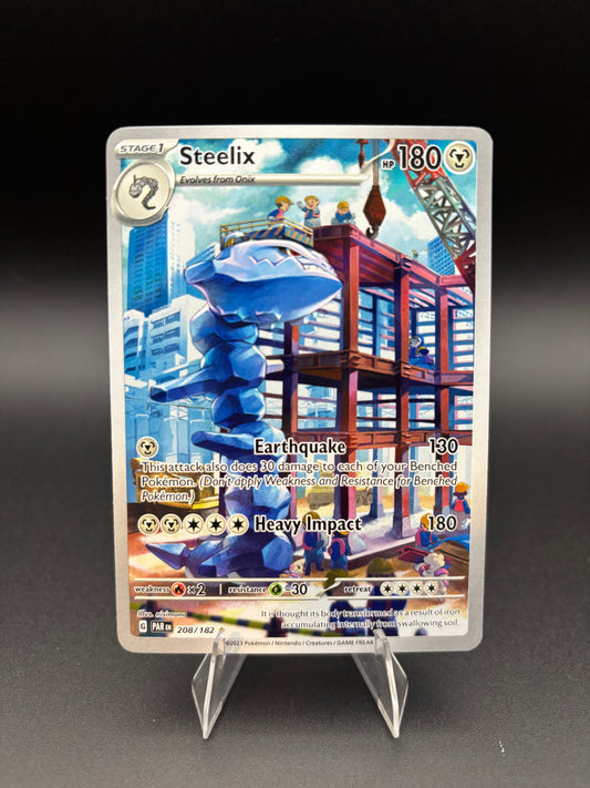 Steelix Paradox Rift Illustration Rare 208/182