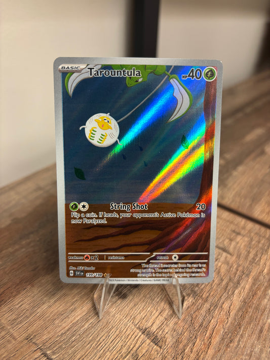 Tarountula Scarlet & Violet Base Set Illustration Rare 199/198