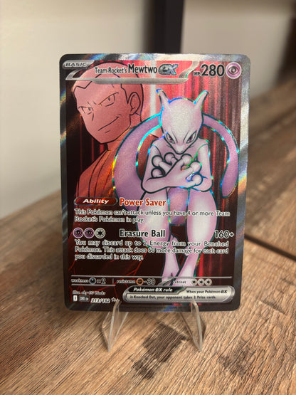 Team Rocket's Mewtwo ex Destined Rivals Ultra Rare 213/182