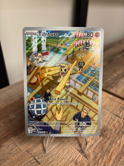 Timburr Twilight Masquerade Illustration Rare 183/167