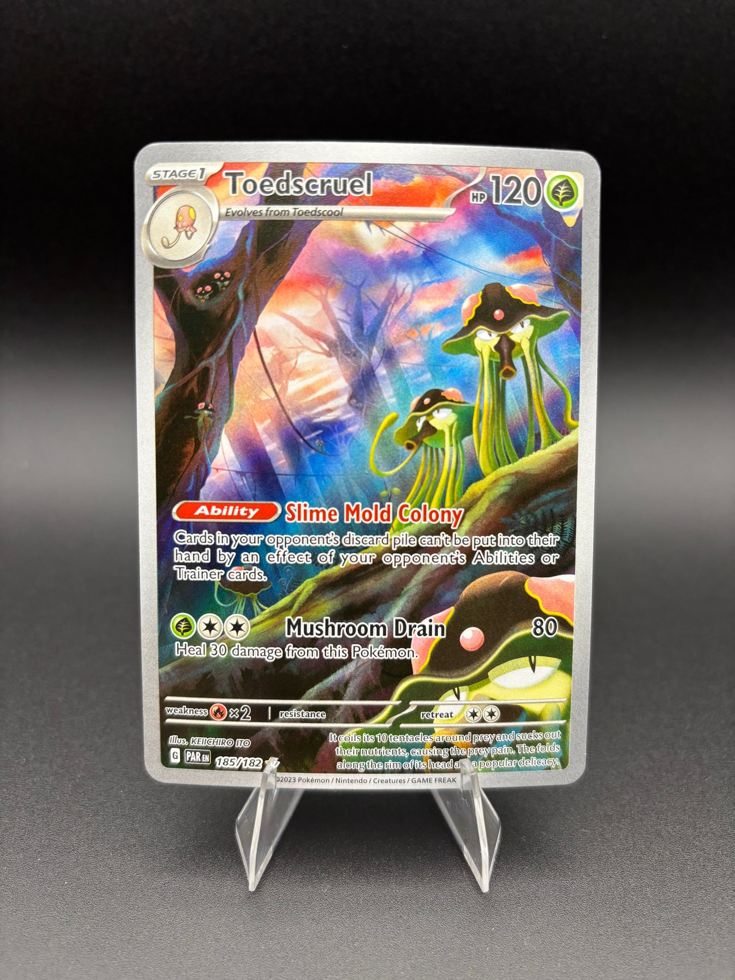 Toedscruel Paradox Rift Illustration Rare 185/182