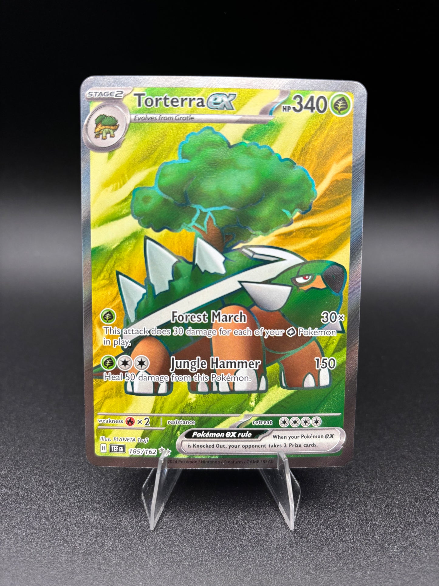 Torterra ex Temporal Forces Ultra Rare 185/162