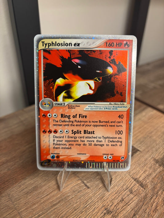 Typhlosion ex EX Sandstorm Ultra Rare 99