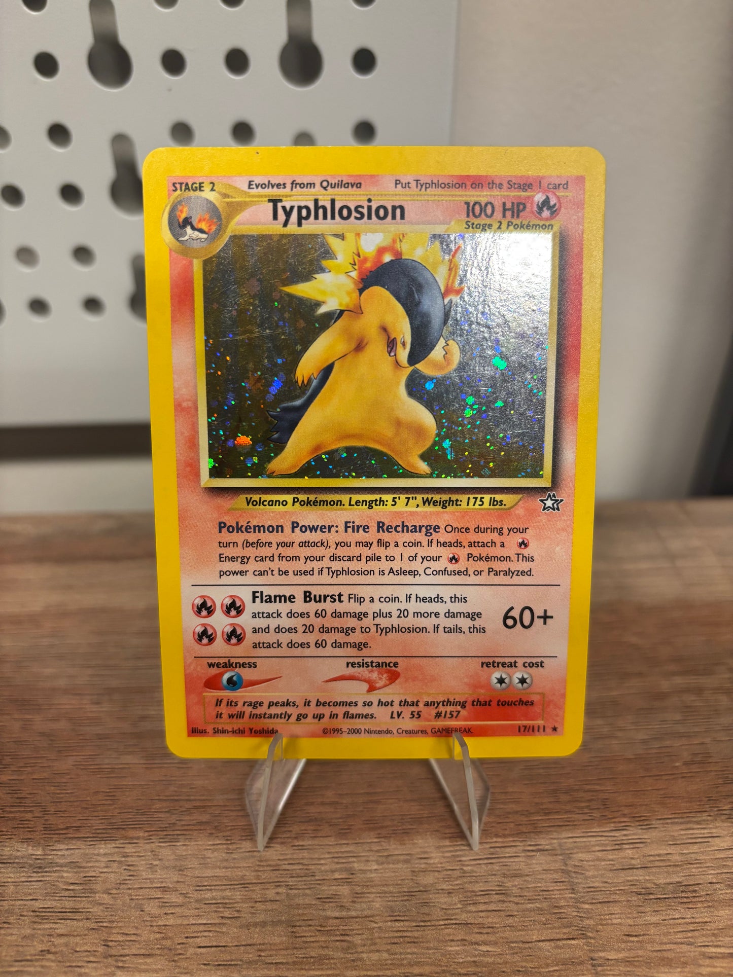 Typhlosion Neo Genesis Holo Rare 17