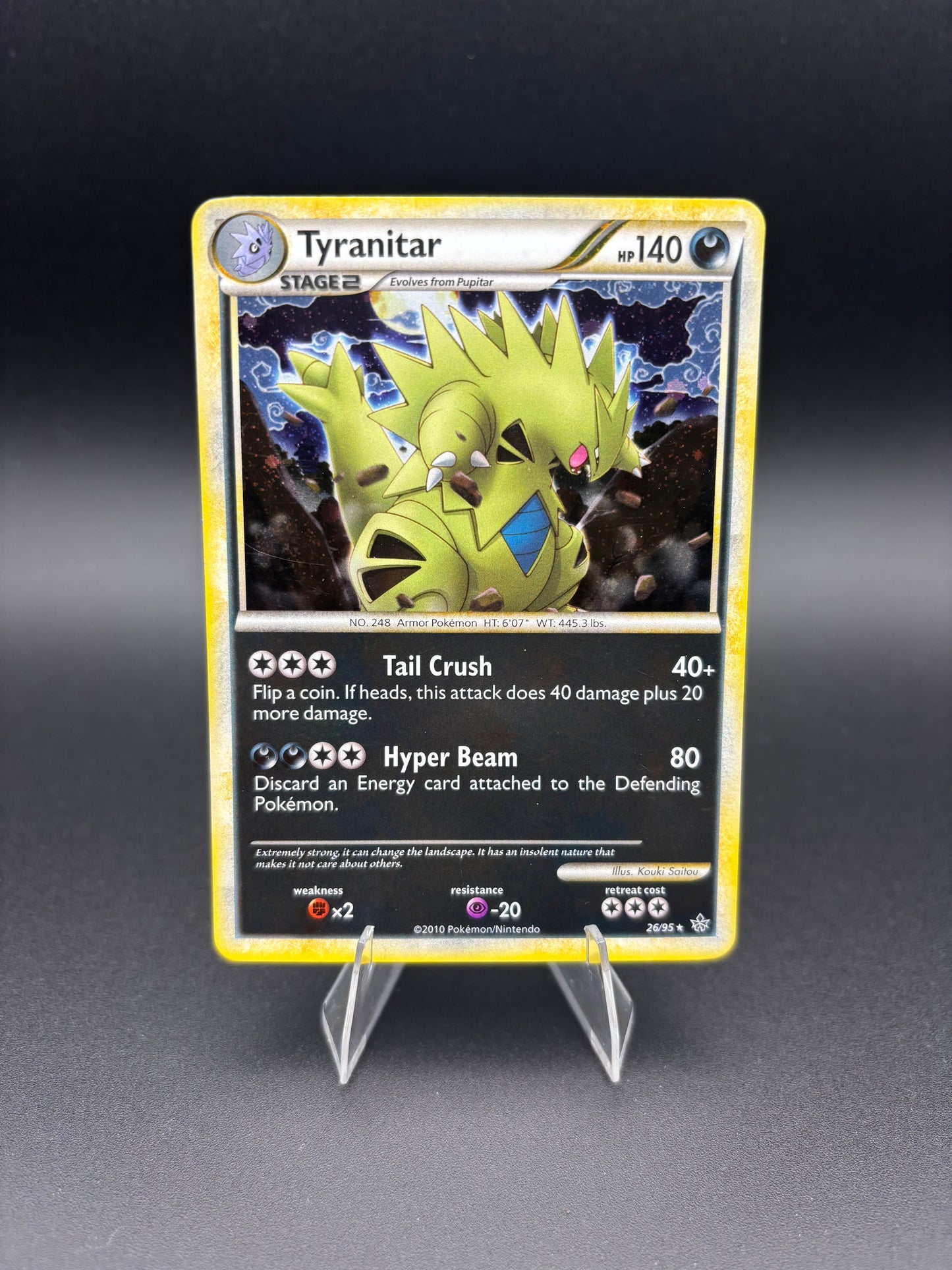 Tyranitar (HGSS Unleashed) Deck Exclusives Holo Rare 026/095