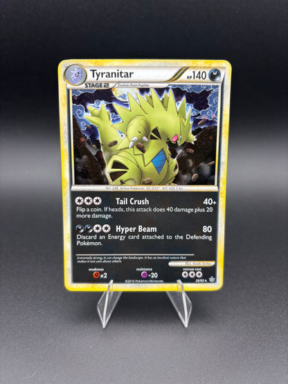 Tyranitar (HGSS Unleashed) Deck Exclusives Holo Rare 026/095