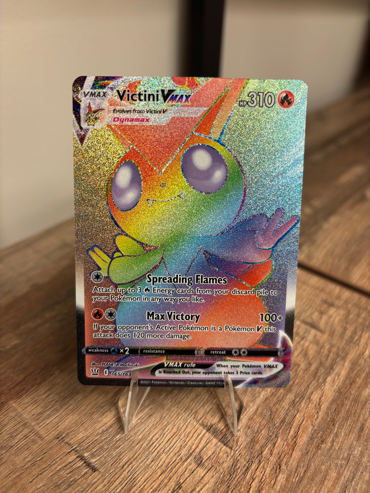 Victini VMAX Battle Styles Secret Rare 165/163
