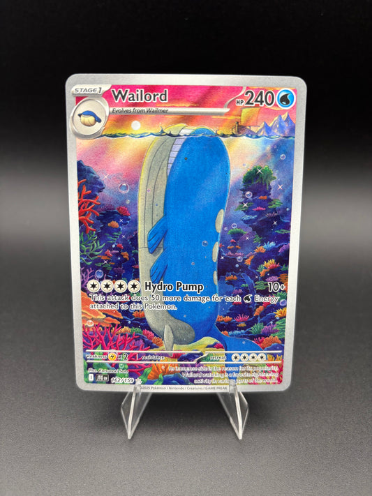 Wailord Journey Together Illustration Rare 162/159