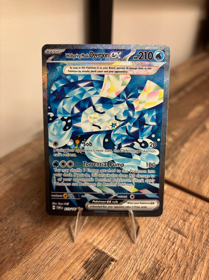 Wellspring Mask Ogerpon Twilight Masquerade ex Special Illustration Rare 213/167