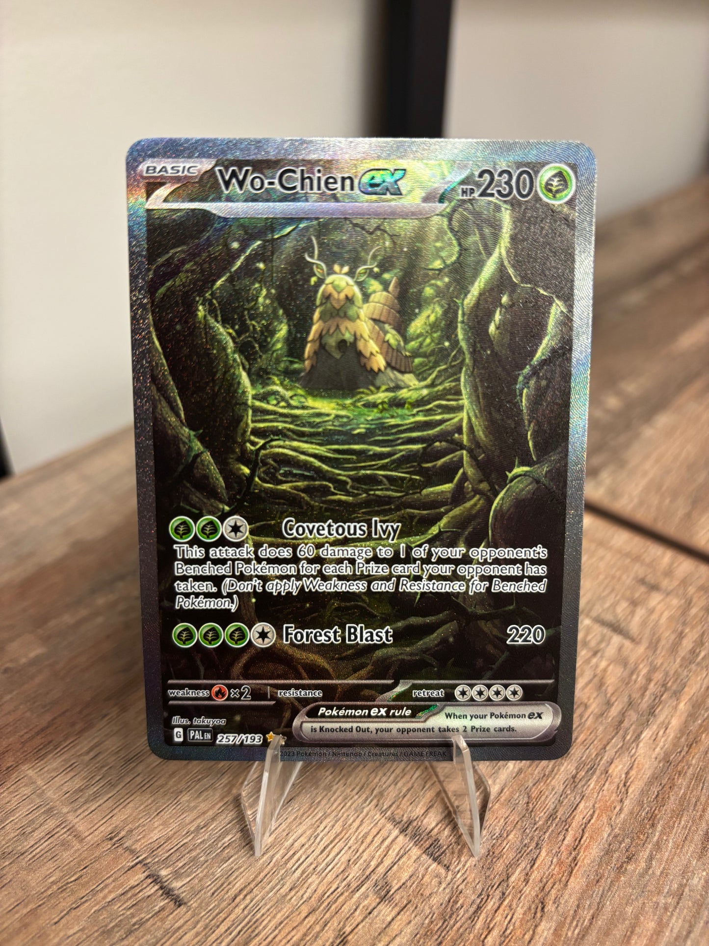 Wo-Chien ex Paldea Evolved Special Illustration Rare 257/193