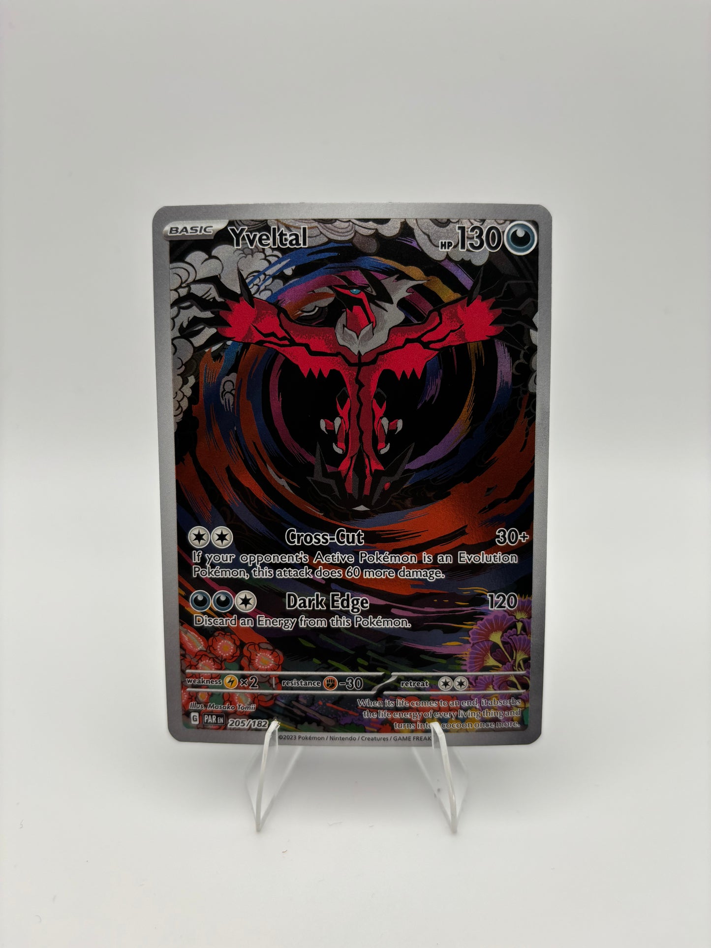 Yveltal Paradox Rift Illustration Rare 205/182