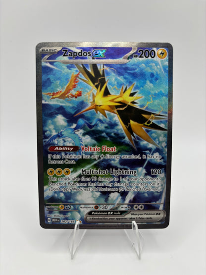 Zapdos ex Scarlet & Violet 151 Special Illustration Rare 202/165