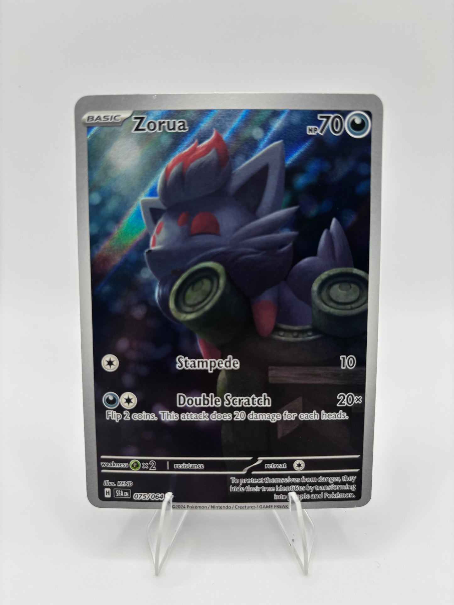 Zorua Shrouded Fable Illustration Rare 075/064